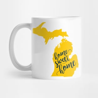 Copy of Michigan: Home Sweet Home Maize & Blue Edition 2 Mug